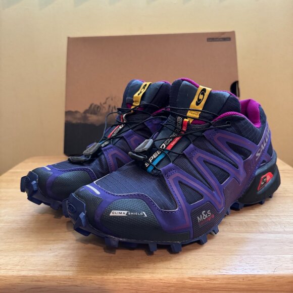 Salomon Speedcross 3 CS W - Deep Blue and Purple - Picture 1 of 8